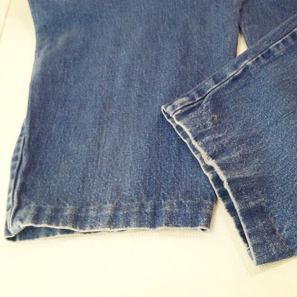 Vintage 80s Cherokee Pleated Mom Jeans M(8) Pockets Wide Baggy Tapered Leg - Picture 10 of 11